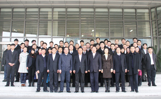 王正喜、周勇参加弘业期货2014年总结大会